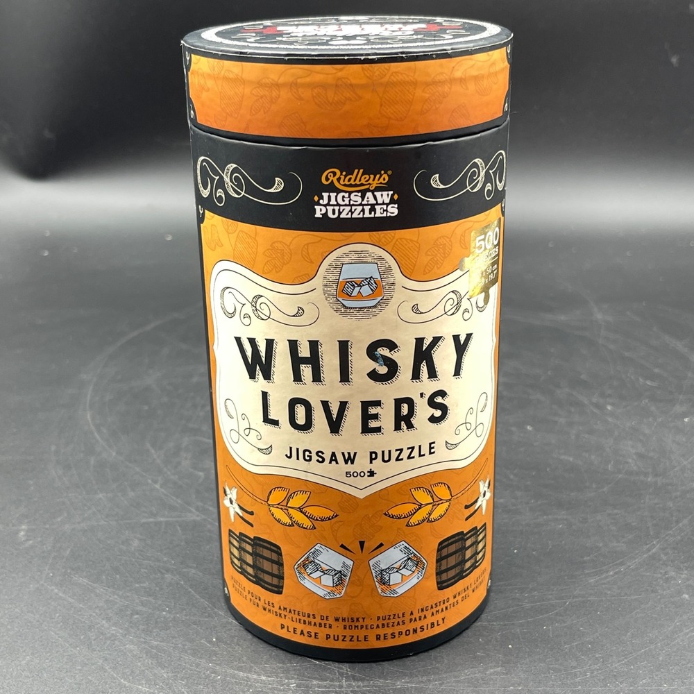 Ridley's Whisky Lover's 500 Piece‎ Jigsaw Puzzle New Sealed Gift JIG042